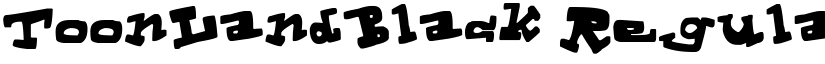 ToonLandBlack Regular font