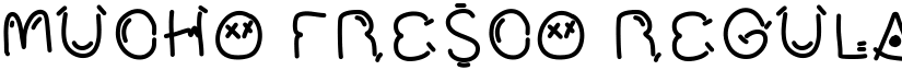 Mucho Fresco Regular font