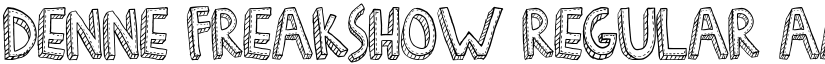 Denne Freakshow font download