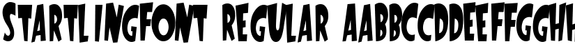 StartlingFont Regular font