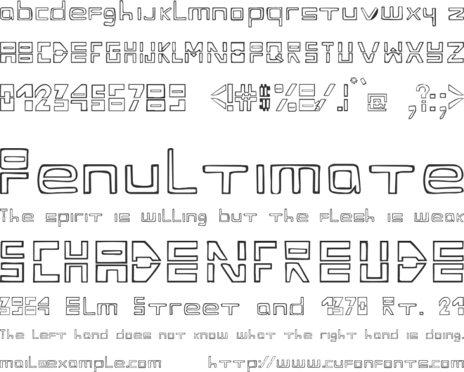 fontdizajnesrki font preview