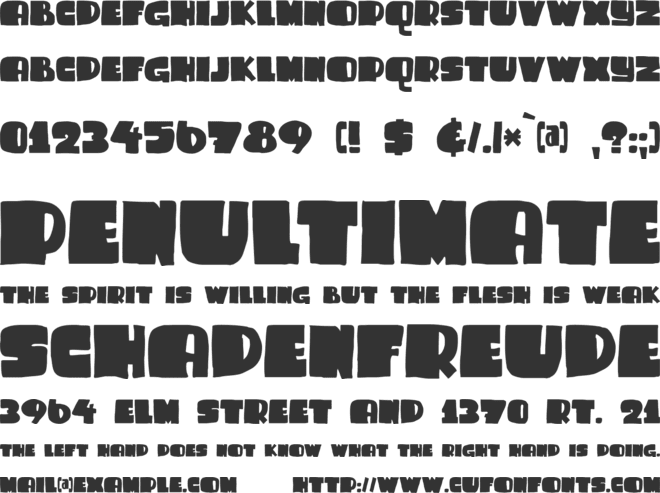 DK Sammy Boy font preview