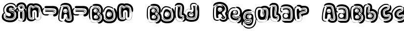 Sin-A-Bon Bold Regular font