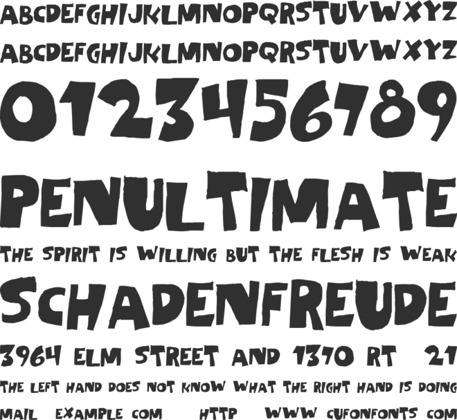fayuca font preview