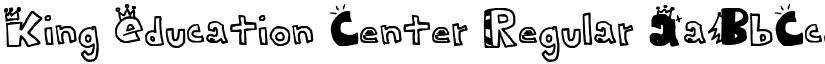 King Education Center Regular font