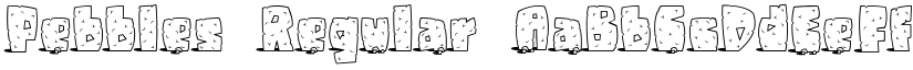 Pebbles font download