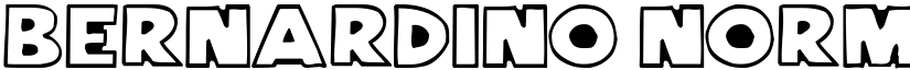 Bernardino Normal font