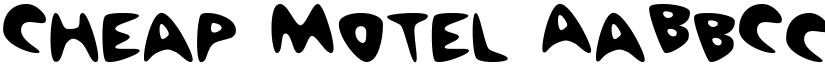 Cheap Motel font