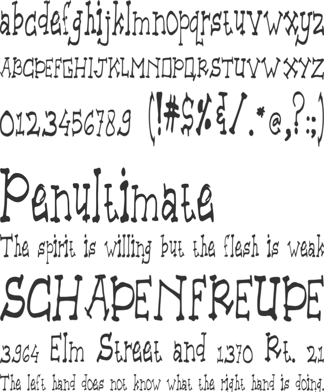 Advance font preview