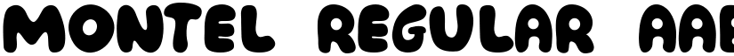 Montel Regular font