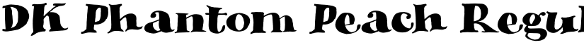 DK Phantom Peach Regular font