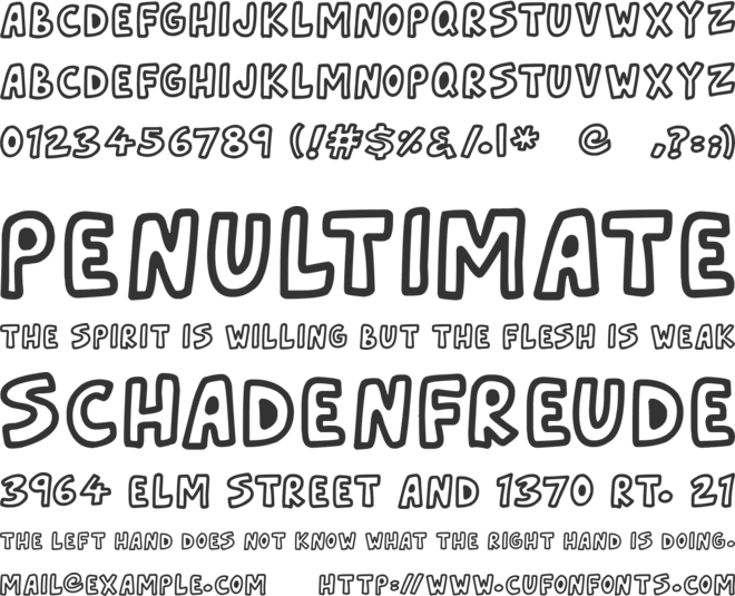 Asteroid 7337 font preview