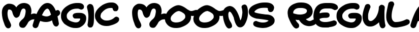 Magic Moons Regular font