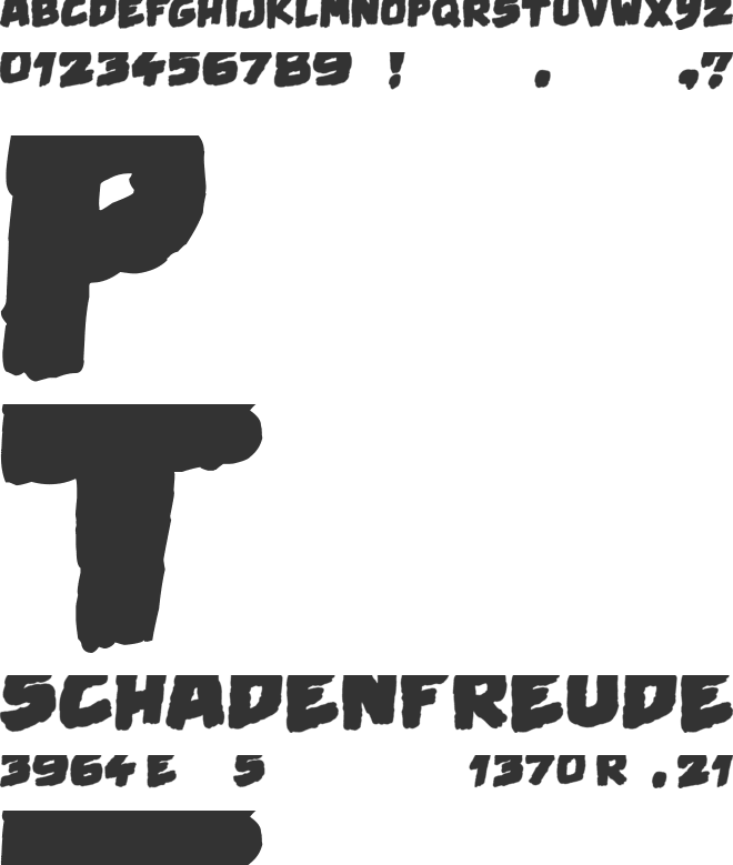 Swamp Black font preview