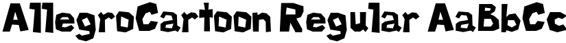 AllegroCartoon Regular font