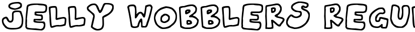 Jelly Wobblers Regular font
