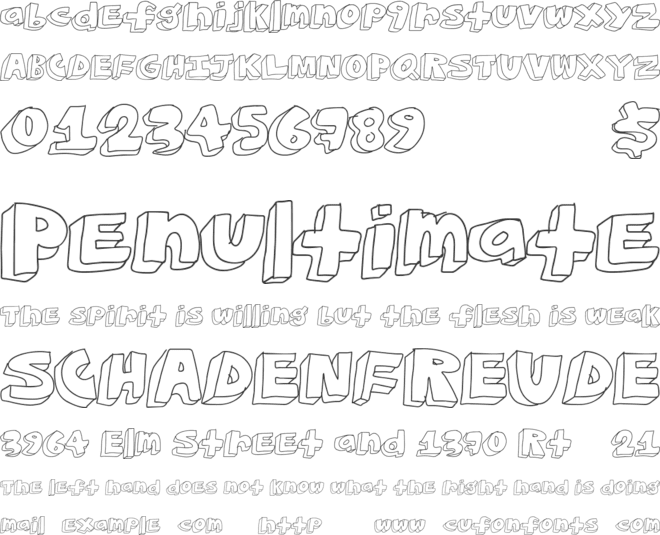 ClubHouse font preview