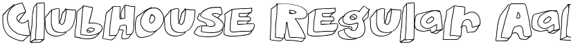 ClubHouse Regular font