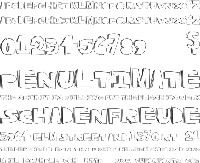 QualityControl font preview