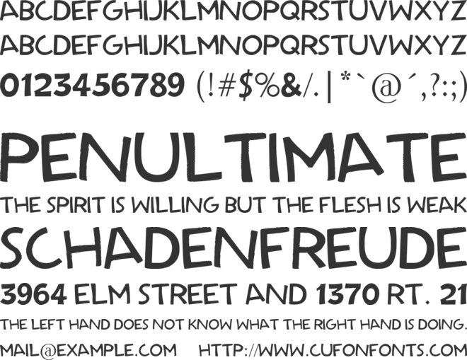 Powerhouse Era font preview