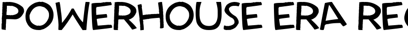 Powerhouse Era Regular font