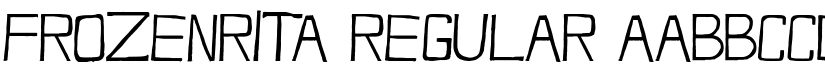 FrozenRita Regular font