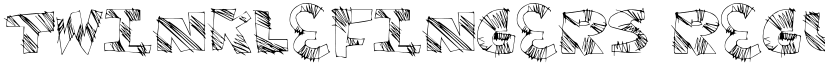 TwinkleFingers Regular font