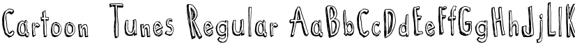 Cartoon  Tunes Regular font