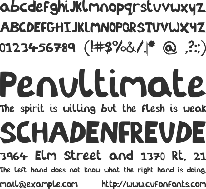 LittleEnvy font preview