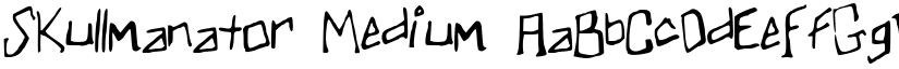 Skullmanator font download