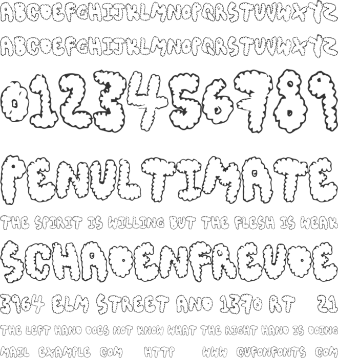 ChubbyMuffin font preview