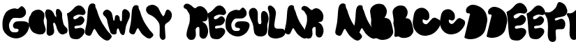 GoneAway Regular font