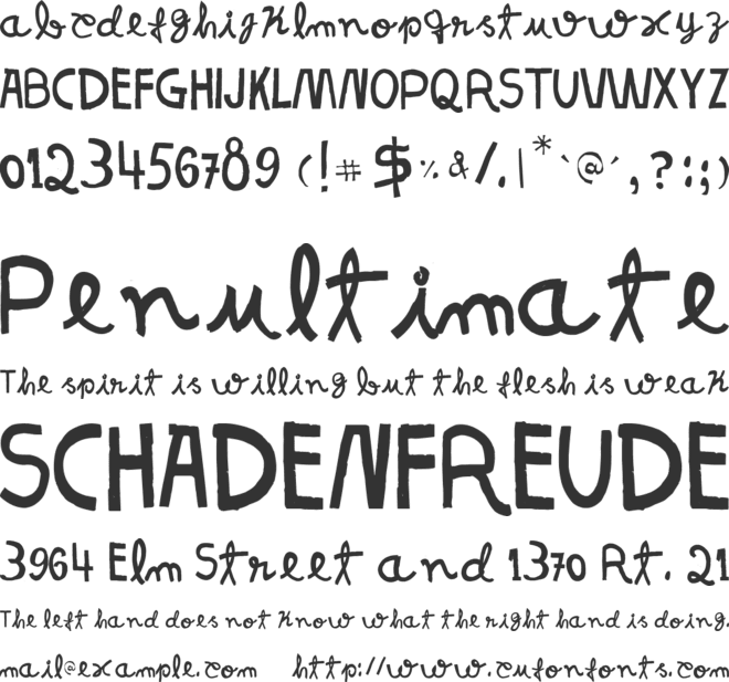 Resistance Until The End font preview