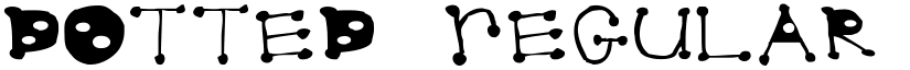 dotted Regular font