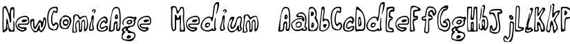 NewComicAge Medium font
