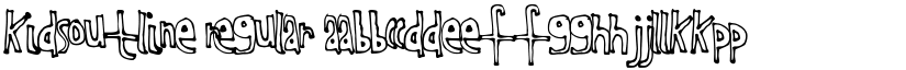 KidsOutline Regular font