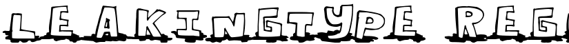 LeakingType font download
