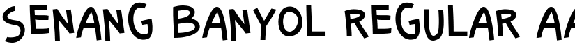 Senang Banyol font download