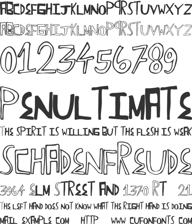 FunTrucks font preview
