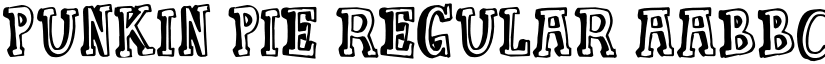 Punkin Pie Regular font