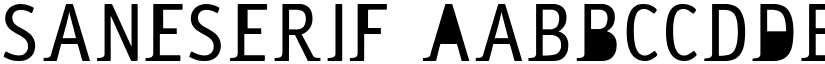 saneserif font