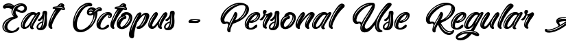 East Octopus - Personal Use Regular font