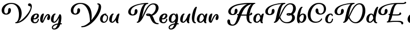 Very You Regular font