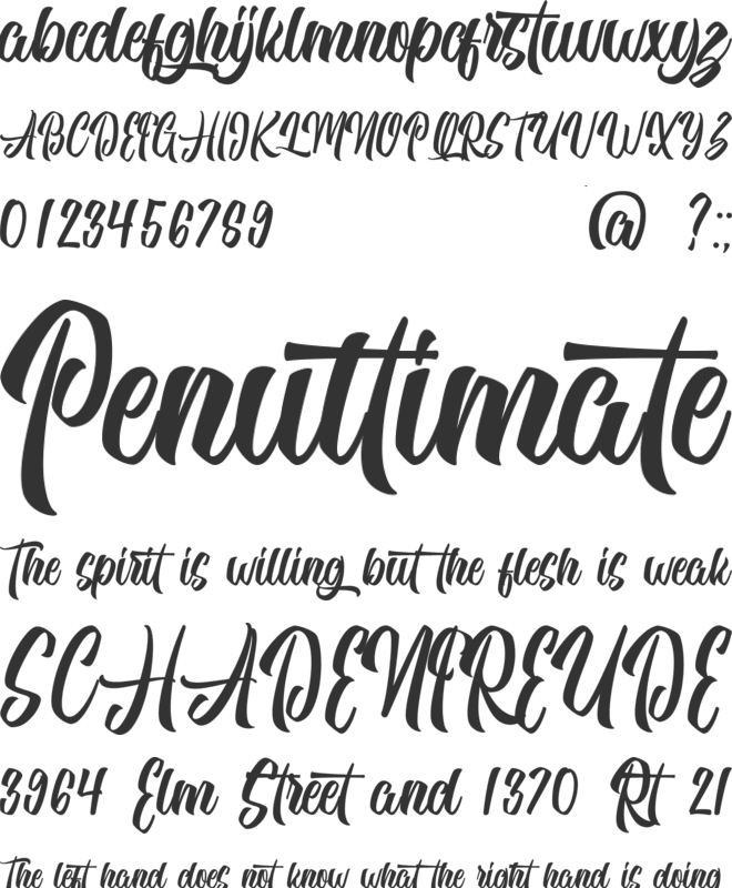 Othersight font preview
