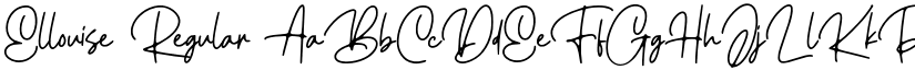 Ellouise Regular font