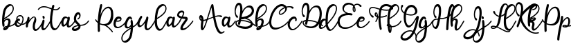 bonitas Regular font