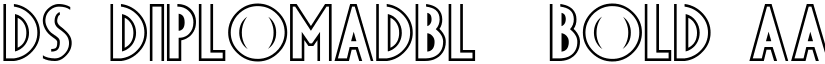 DS DiplomaDBL  Bold font