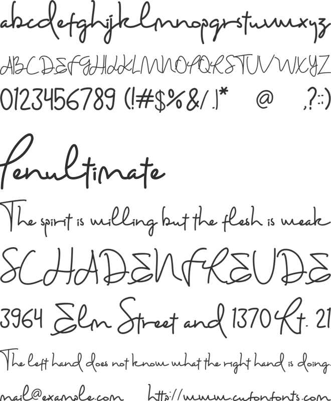 Haisley Mind font preview