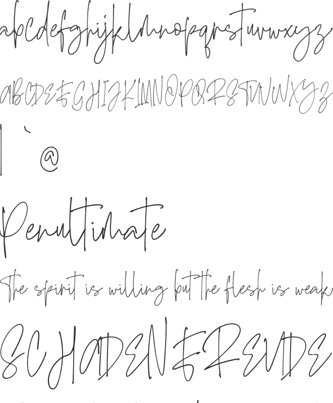 bouldersbeach Personal Use font preview