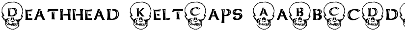 Deathhead KeltCaps font download
